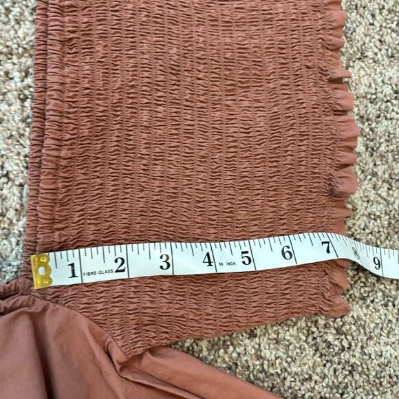 Aritzia Wilfred Inaya Top Pink Sz M Beachy Resort Vacation - Picture 8 of 8